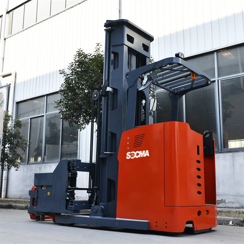 3 Way Electric Pallet Stacker 1500kg With 8 Meter Vift Forklift 3 Way Electric Pallet Stacker Electric Pallet Stacker