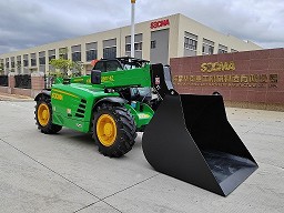 Elektrický teleskopický nakladač SOCMA 4 tony 4 t Poľnohospodársky teleskopický nakladač 4WS